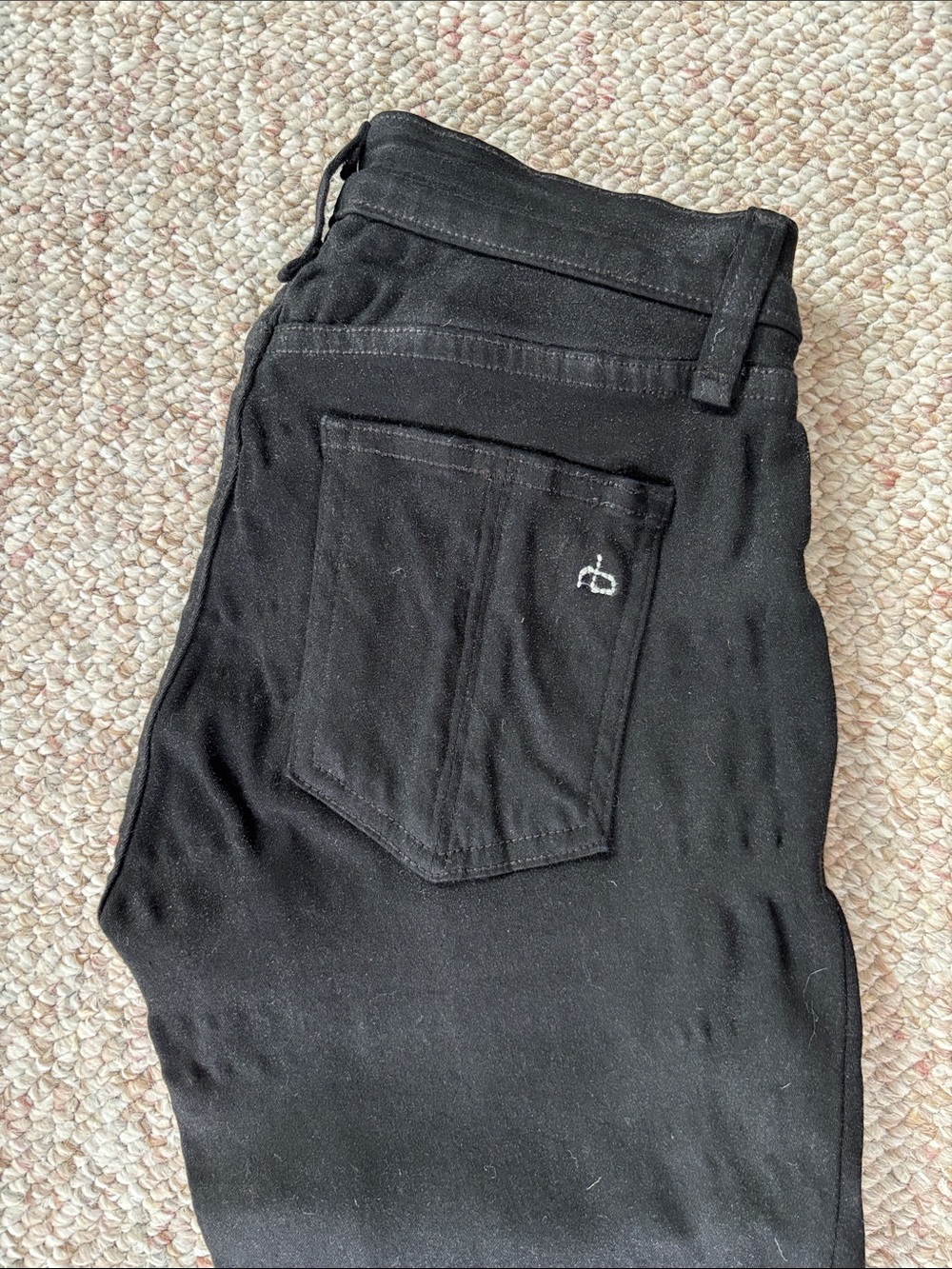 Rag & Bone Super Stretchy Black Legging Jeans